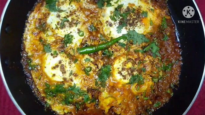 Hyderabadi Special Egg Curry/ Ande Tamatar Ka Salan/ Spicy Hyderabadi Egg Masala/ Shakshuka Recipe/Egg recipe/ Ande ka salan/  Ande tamatar ka salan kaise banate hai/ how to make spicy egg masala curry/ Egg masala