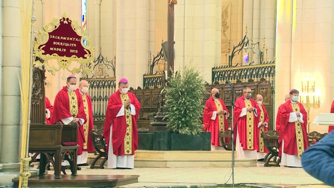 Madrid celebra el Domingo de Ramos sin procesión pero con bendición de ramos