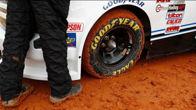 NASCAR dirt race at Bristol postponed due to rainy weather flash flooding | OnTrending News