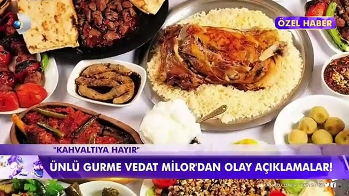 Vedat Milor: Yemeğimden inşaat çivisi çıktı, ölebilirdim