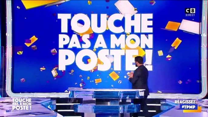 Benjamin Castaldi révèle l'origine de sa blessure au nez dans "Touche pas à mon poste", sur C8.