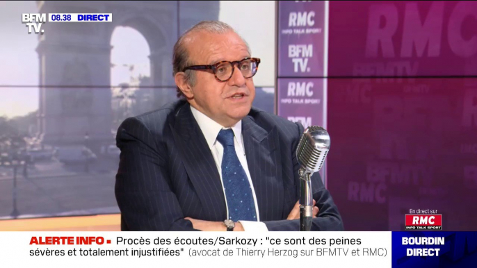 Procès des écoutes: pour Hervé Témime, "il est tout à fait évident que" le fait qu'il s'agisse de Nicolas Sarkozy "a joué"