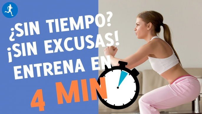 En forma en 4 MINUTOS  rutina de entrenamiento Tabata  Vitónica