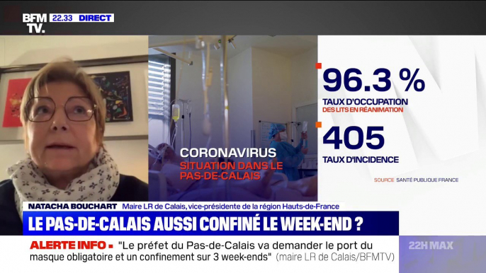 Reconfinement le week-end du Pas-de-Calais? Pour la maire de Calais, "cette mesure ne sera peut-être pas suffisante"