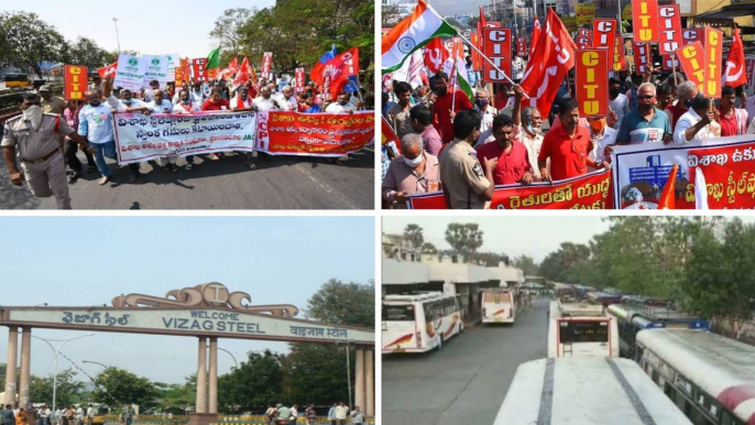 #TOPNEWS: AP Statewide Bandh to oppose the Centre's decision on Vizag steel plant