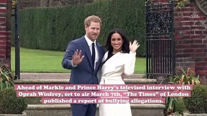 What’s Up With These Bullying Rumors the Palace Is Spreading About Meghan Markle