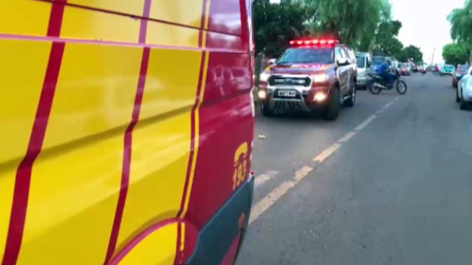 Motociclista sofre AVC e se envolve em acidente no Bairro Interlagos