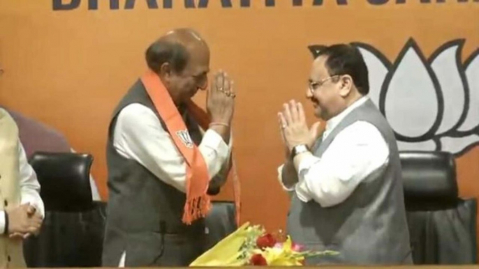 Dinesh Trivedi joins BJP in the presence of JP Nadda