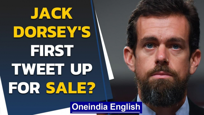 Jack Dorsey's first tweet attracts high bidders, what is the tweet? | Oneindia News