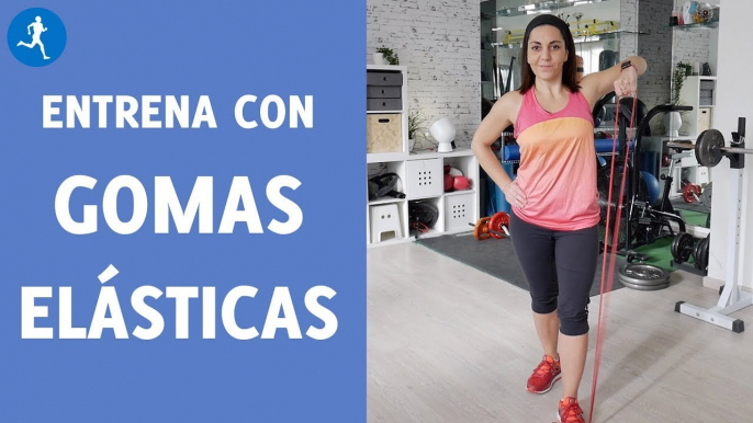 ENTRENAMIENTO de BRAZOS y ESPALDA solo con una GOMA ELÁSTICA | Vitónica