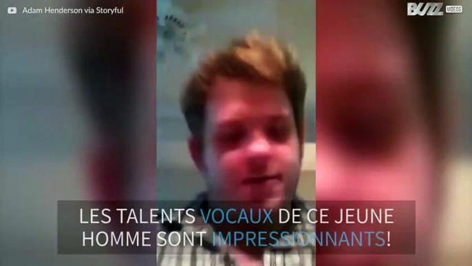 Cet homme démontre ses incroyables talents vocaux