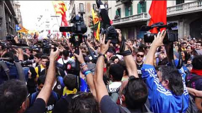 Forta escridassada davant Jefatura Policia