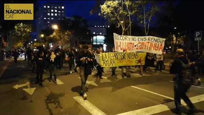 Els CDR tallen el Carrer Numància