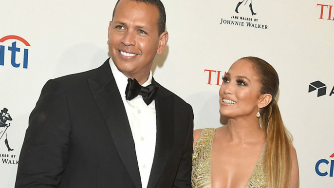 They haven't split? Jennifer Lopez and Alex Rodriguez are 'working through' things