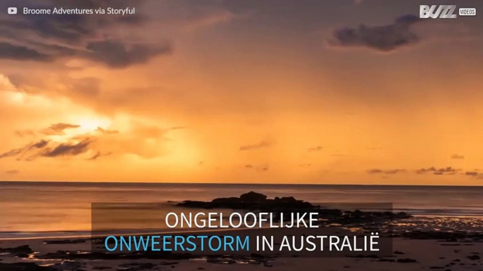 Time-lapse van een ongelooflijke onweerstorm