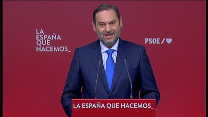 Ábalos pide a Ciudadanos que rompa todos sus pactos con el PP "por dignidad"