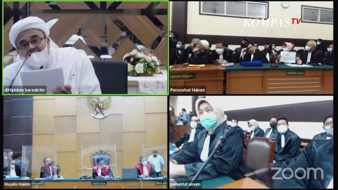 Habib Rizieq Sebutkan 5 Alasan Kenapa Dirinya Harus Hadir Langsung di Persidangan