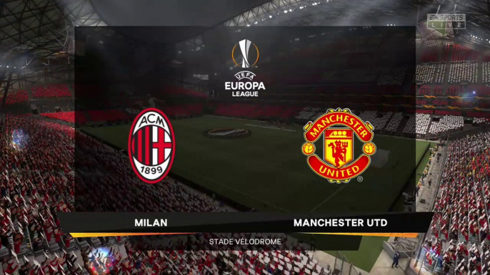 AC Milan vs Manchester United || Europa League - 18th March 2021 || Fifa 21