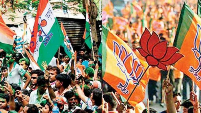 Bengal: Violent clash break out between BJP-TMC in Kolkata