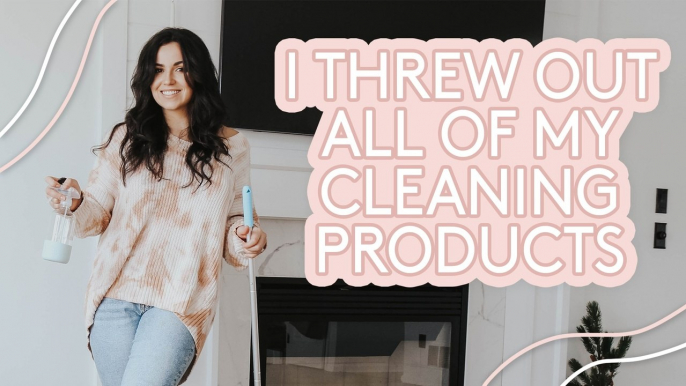 I Threw Out All of My Cleaning Products | Testing out DIY Green Cleaning Products