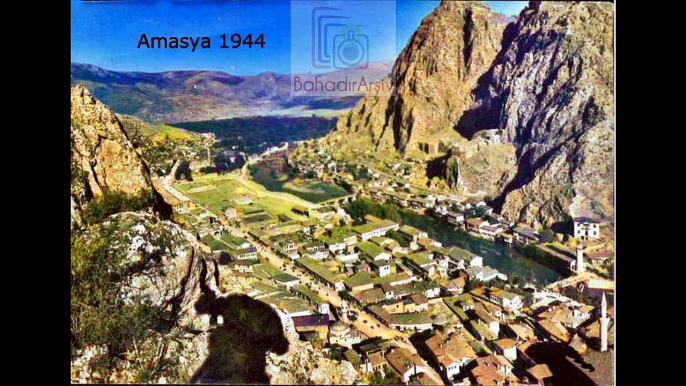 Eski Amasya - Old Amasya / Eski Türkiye - Old Turkey (Renkli - Colorized)  1880'lerle 1980'ler arası görüntüler / fotoğraflar - Images / photos between 1880's and 1980's