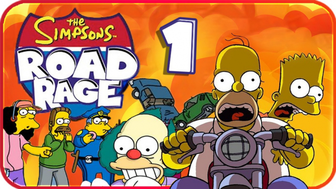 The Simpsons: Road Rage Walkthrough Part 1 (Gamecube, PS2, XBOX) Evergreen Terrace