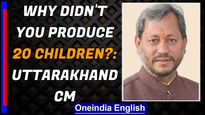 Uttarakhand CM stokes another controversy, raises eyebrows with this remark| Oneindia News