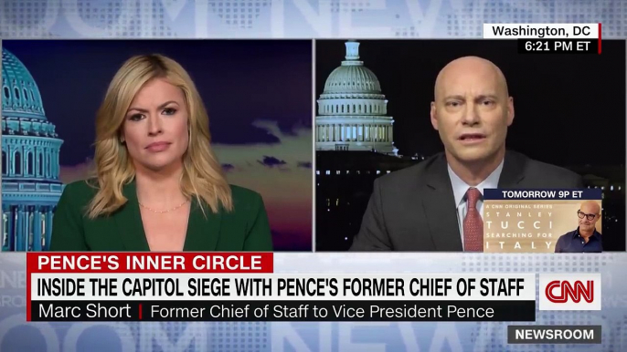 Mike Pence'S Former Chief Of Staff Speaks With Cnn