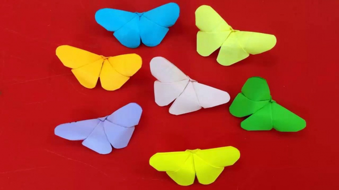 How To Make Paper Butterflies | Easy Origami Butterfly For Beginners Making | Diy-Paper Crafts