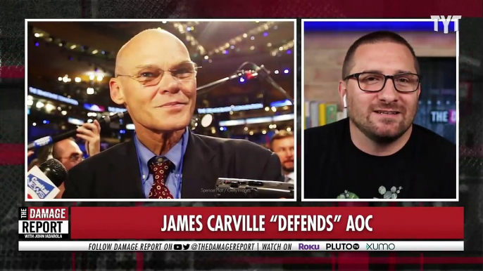 James Carville 'Defends' AOC Over Marjorie Taylor Greene