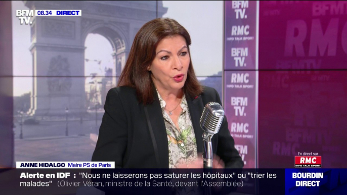 Covid-19: Anne Hidalgo pense que les écoles "doivent être fermées"