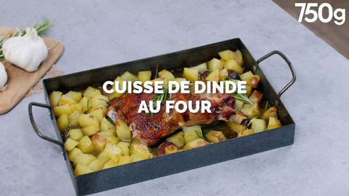 Cuisse de dinde au four