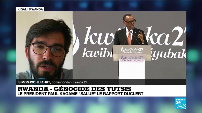 Génocide au Rwanda : pour le président P. Kagamé, le rapport Duclert est "un important pas en avant"