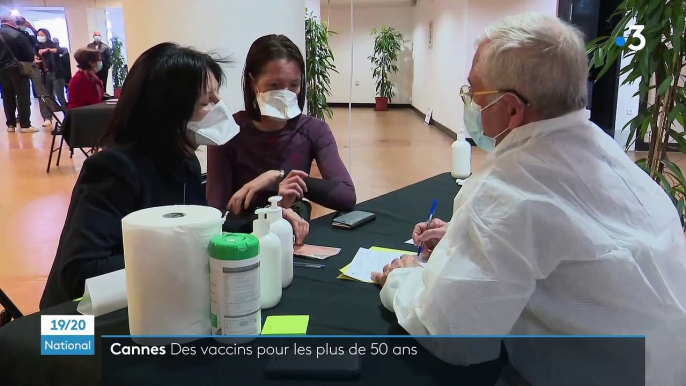 Coronavirus: A Cannes, la vaccination contre le Covid-19 désormais ouverte aux plus de 50 ans - La ville a désormais un mois d'avance sur les autres , comment cela est possible?