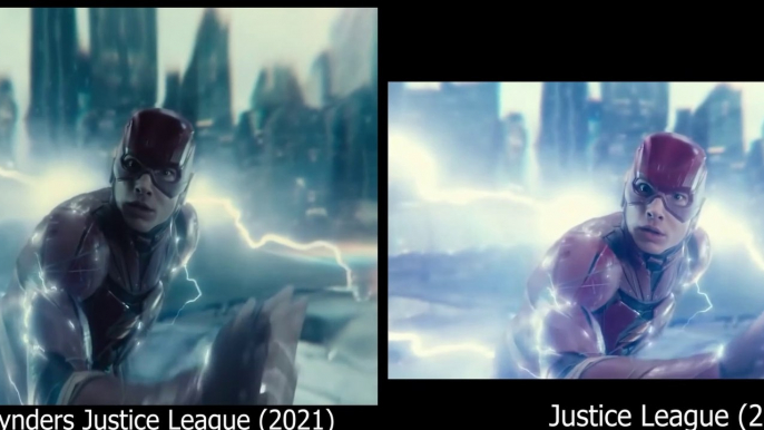 Justice League 2021 vs 2017 - Superman VS Flash - Zack Synder vs Joss