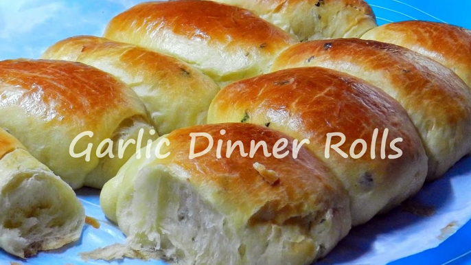Garlic Dinner Rolls - Soft Fluffy Delicious ! Garlic Bread Rolls Recipe | Ninik Becker