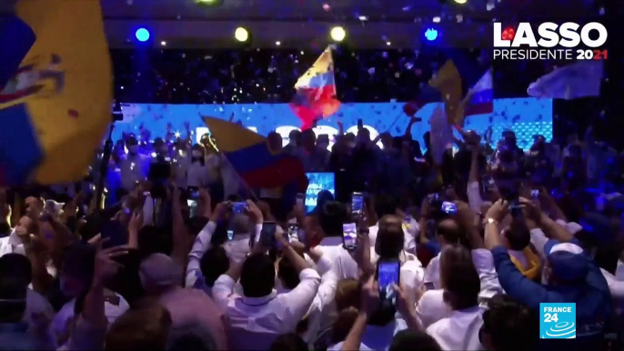 Lasso wins Ecuador presidency as Arauz concedes