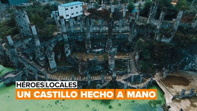 Este profesor ha levantado un castillo con sus propias manos