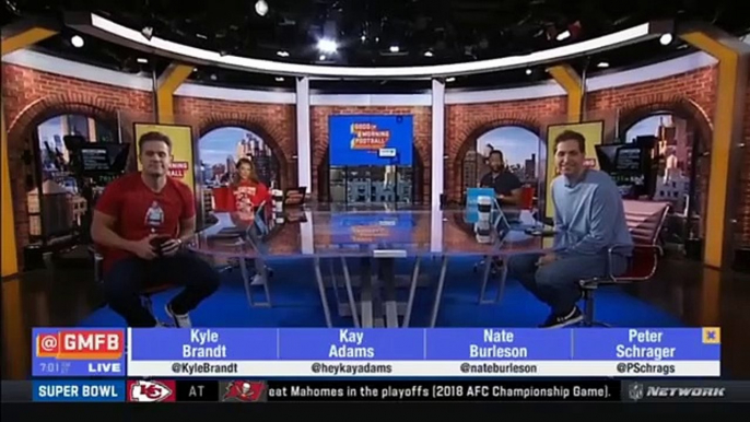 Good Morning Football | Nate Burleson "On Fire" Super Bowl Lv: Chiefs Vs Buccaneers, Brady Will Win