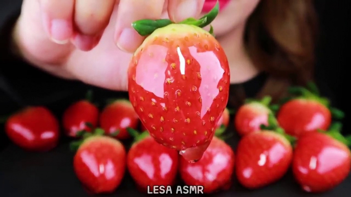 Asmr *Recipe* Candied Fruit Eating Sounds Mukbang No Talking Tanghulu