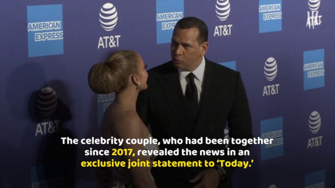 Jennifer Lopez And Alex Rodriguez Announce Split