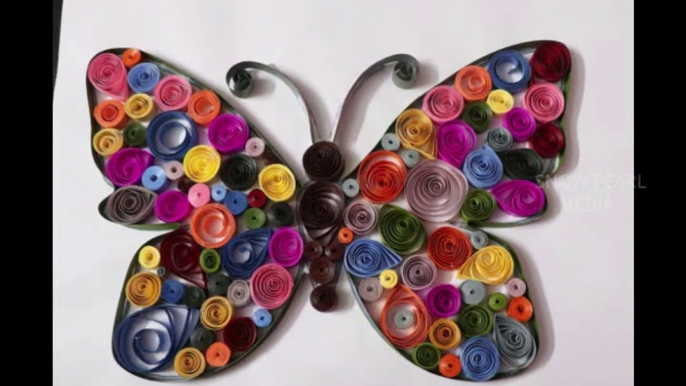 Butterfly Quilling Art | Paper Quilling Art | DIY | Art and Crafts #1