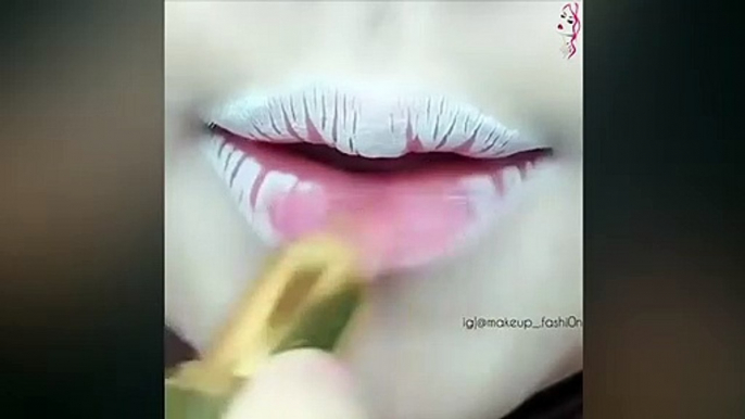 Korean Lipstick Tutorials | Korean Gradient Lips ♥ How To Gradient Lips #8