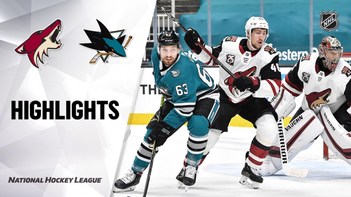 Coyotes @ Sharks 4/26/2021 | NHL Highlights