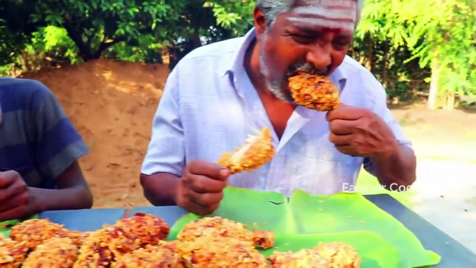 40 Kfc Chicken Eating | Crispy Kfc Chicken Eating | Epic Fried Chicken Eating | Farmer Cooking