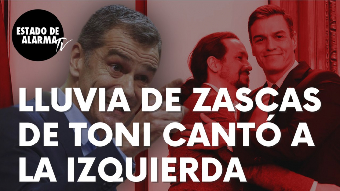 Brutal lluvia de zascas de un irónico Toni Cantó a Sánchez e Iglesias: “Tic, tac. Tic, Tac”