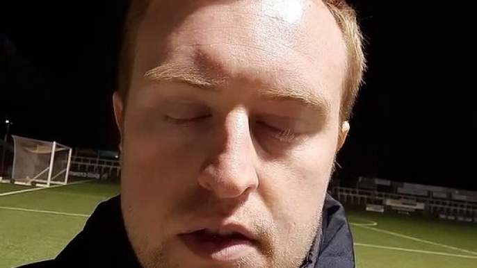 Liam Norcliffe's post-match video after Bromley win.