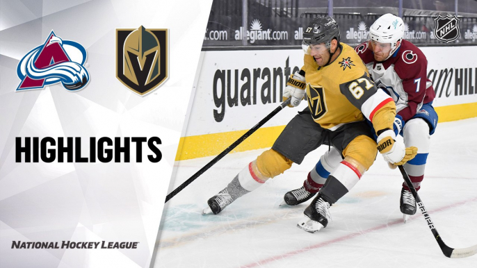 Avalanche @ Golden Knights 4/28/21 | NHL Highlights
