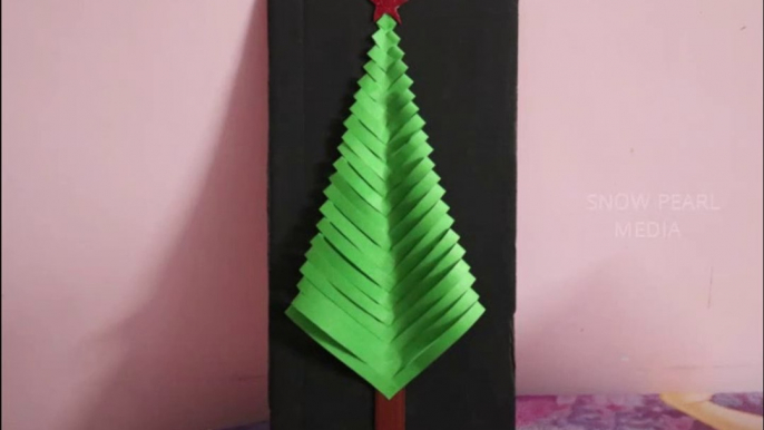 Paper Christmas Tree | DIY | Color Paper Craft Ideas | Art and Crafts #5