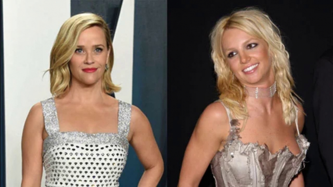 Reese Witherspoon contrasts her image with Britney Spears' | Reese Witherspoon | Britney Spears | Painting | Photography | Jennifer Garner | Elle Woods | Actress | Sunshine